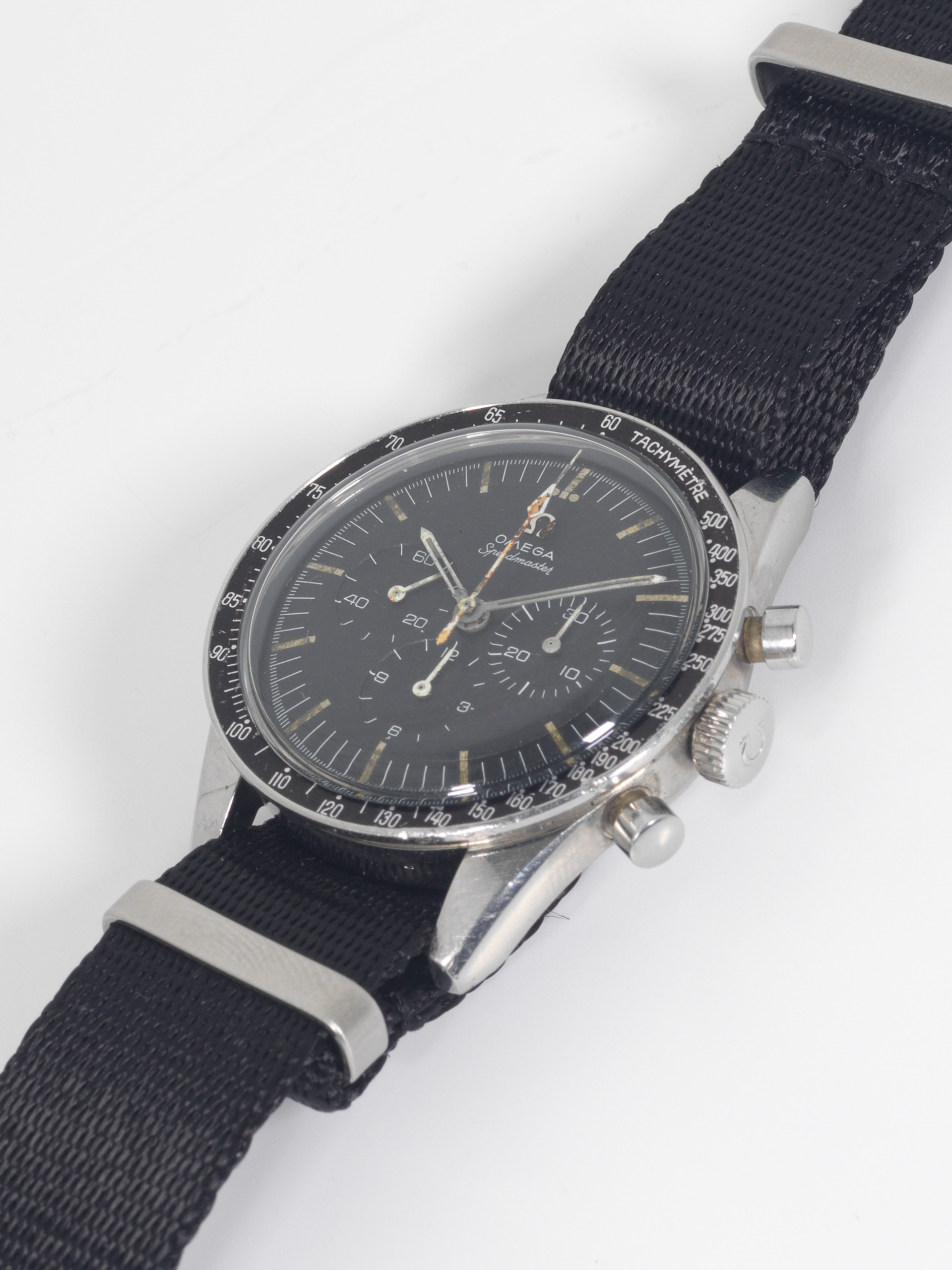 omega speedmaster suede strap