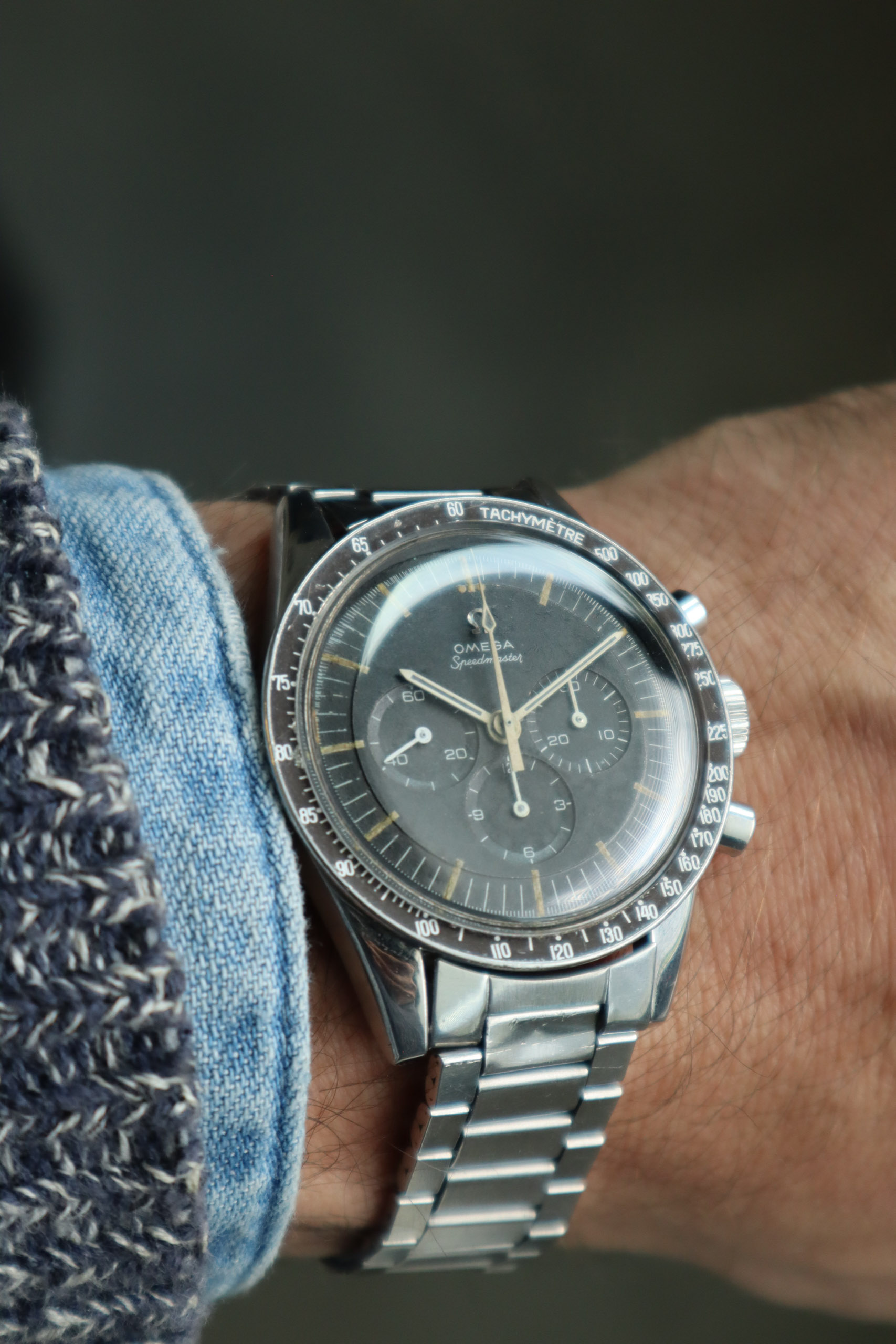 speedmaster on wrist