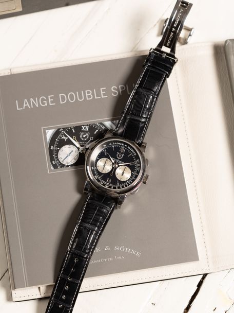 A. Lange & Söhne Double Split Ref. 404.035 – Platinum – 2004 – Full Set