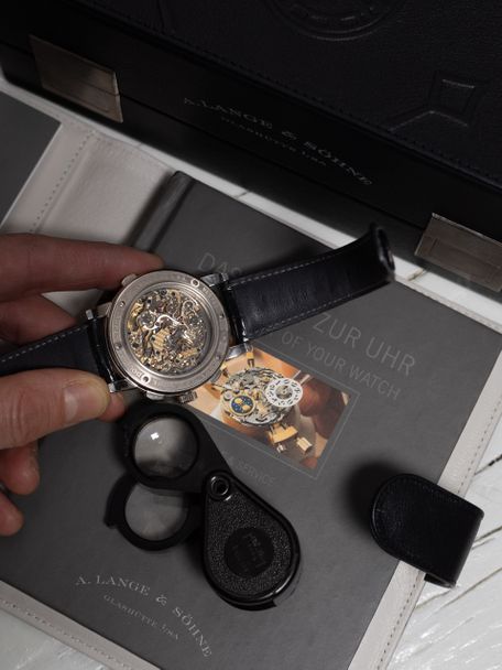 A. Lange & Söhne Double Split Ref. 404.035 – Platinum – 2004 – Full Set