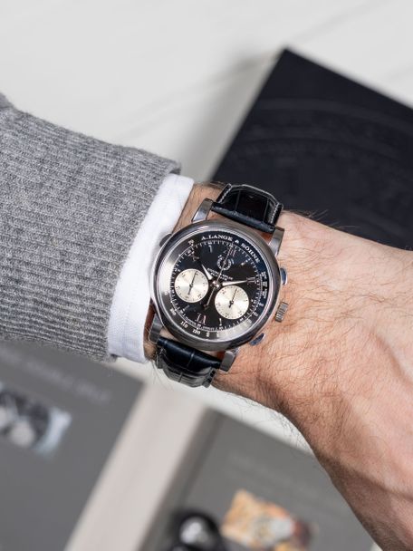 A. Lange & Söhne Double Split Ref. 404.035 – Platinum – 2004 – Full Set