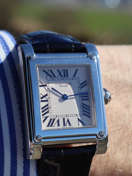 Cartier Tank CPCP Wandering Hours 2919 Collection Prive Cartier