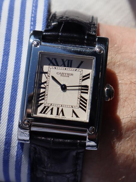 Cartier Tank CPCP Wandering Hours 2918 Collection Prive Cartier Paris Watch