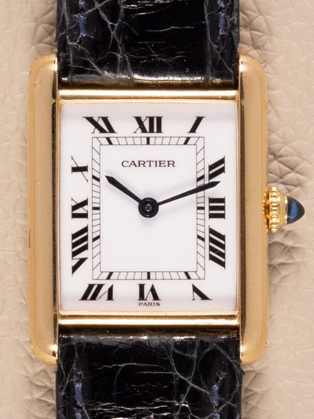 Cartier SOLD-Cartier Tank Louis Grande Modele Or Jaune 78086