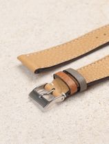 WRIST ICONS Forte dei Marmi sand Elegant watch strap with two tone keepers