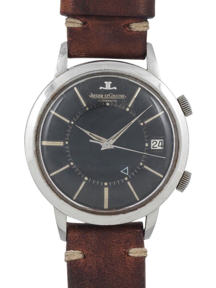 Jaeger-LeCoultre Memovox steel black 855 - WRIST ICONS