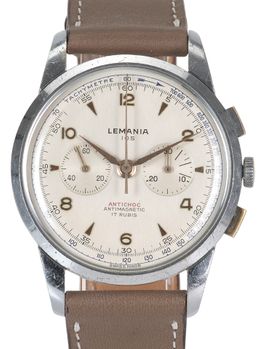 Lemania 105 oversized chronograph caliber 1275