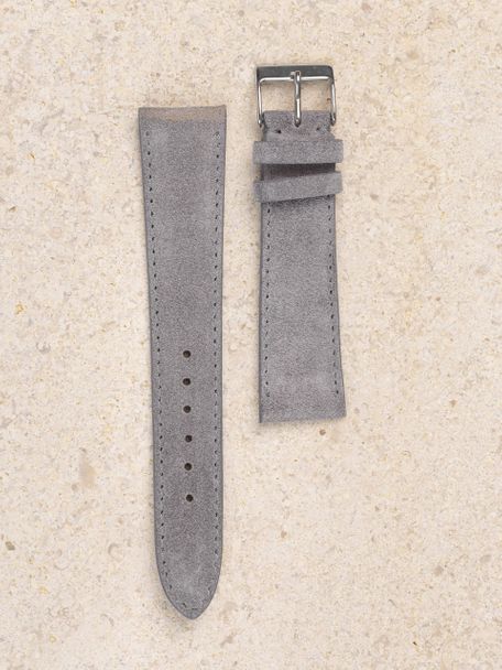 WRIST ICONS Nardo grey suede watch strap