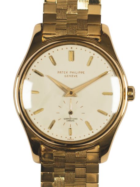 Patek Philippe Patek Philippe Calatrava Ref. 2526 – Serpico y Laino Triple Signed – 18K Yellow Gold (1958)