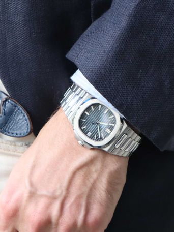 patek nautilus wrist