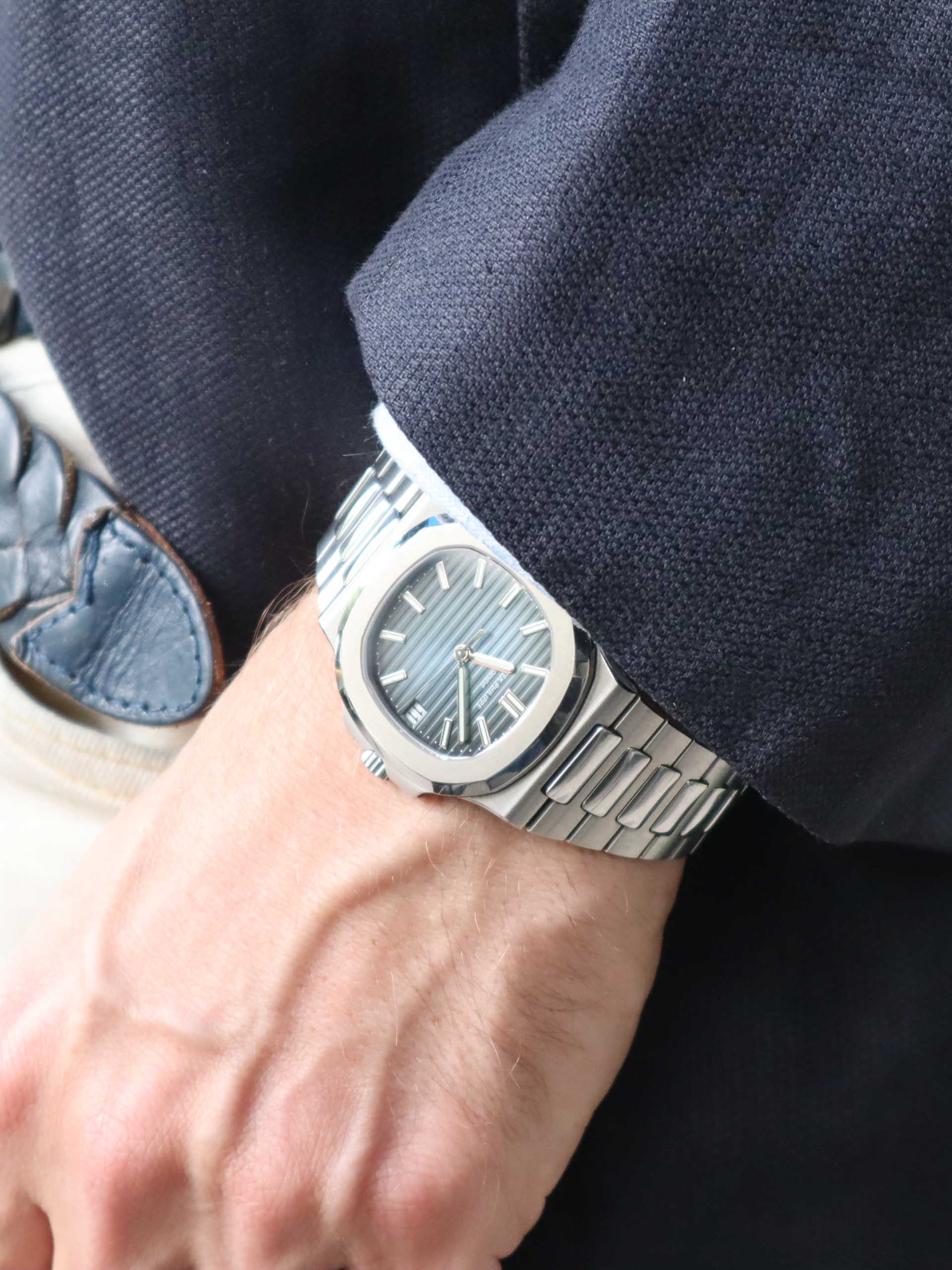 Patek philippe best sale nautilus on wrist