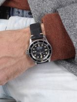 WRIST ICONS Rich Black Alligator watch strap