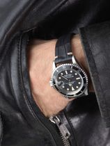 WRIST ICONS Rich Black Alligator watch strap