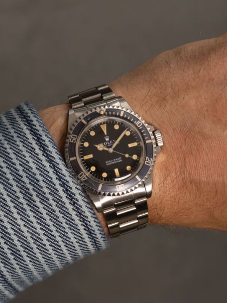 Rolex Rolex Submariner reference 5513 from 1967 with a meters first dial