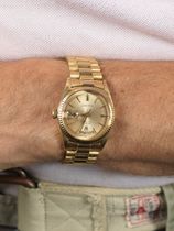 Rolex SOLD-Rolex Day Date 1803 from 1964 with pie-pan dial and jubilee president bracelet