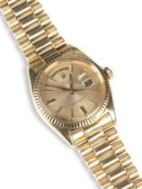 Rolex SOLD-Rolex Day Date 1803 from 1964 with pie-pan dial and jubilee president bracelet