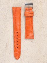 WRIST ICONS TOTAL FOOTBALL orange  Alligator watch strap