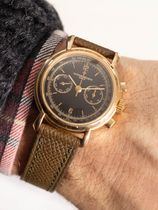 Vacheron Constantin Vacheron Constantin Les Historiques Chronograph 47101 – Black Guilloché Dial – Full Set