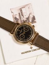 Vacheron Constantin Vacheron Constantin Les Historiques Chronograph 47101 – Black Guilloché Dial – Full Set