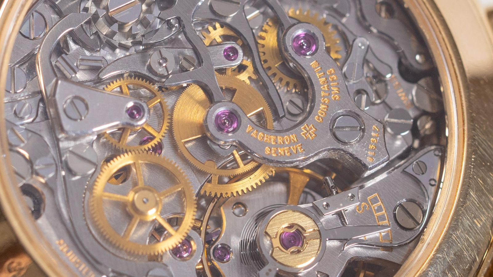 Vacheron Constantin Vacheron Constantin Les Historiques Chronograph 47101 – Black Guilloché Dial – Full Set