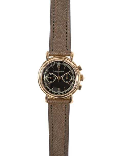 Vacheron Constantin Vacheron Constantin Les Historiques Chronograph 47101 – Black Guilloché Dial – Full Set