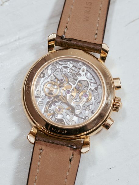 Vacheron Constantin Vacheron Constantin Les Historiques Chronograph 47101 – Black Guilloché Dial – Full Set