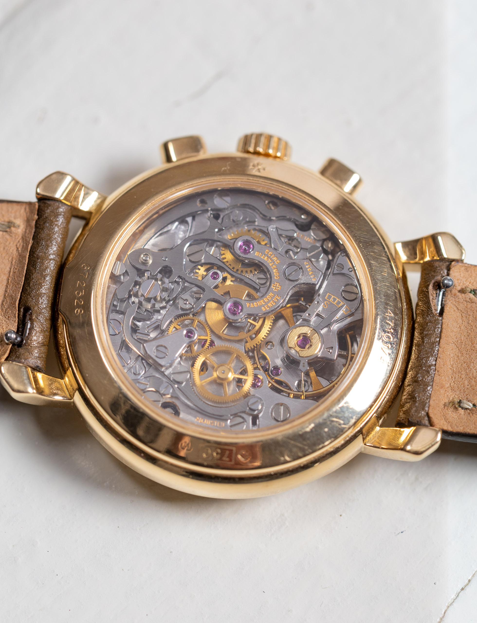Vacheron Constantin 47101 Black Guilloché Dial 18K Gold