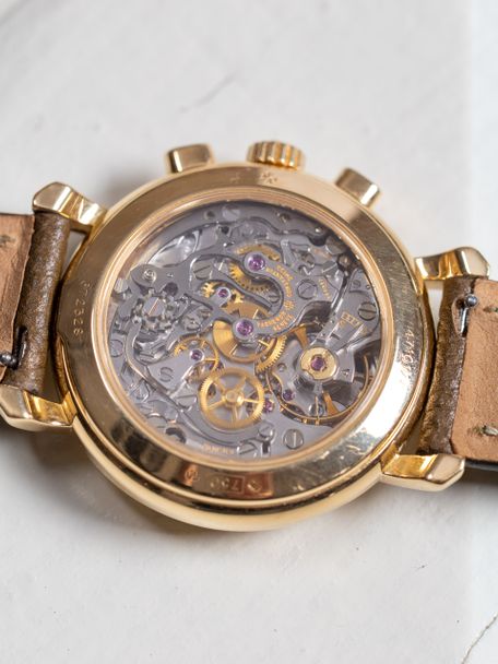 Vacheron Constantin Vacheron Constantin Les Historiques Chronograph 47101 – Black Guilloché Dial – Full Set