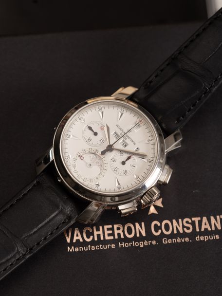 Vacheron Constantin Malte Perpetual Calendar Chronograph Ref. 47112/000P-8915 – Platinum – Full Set