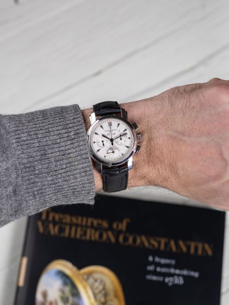 Vacheron Constantin Malte Perpetual Calendar Chronograph Ref. 47112/000P-8915 – Platinum – Full Set