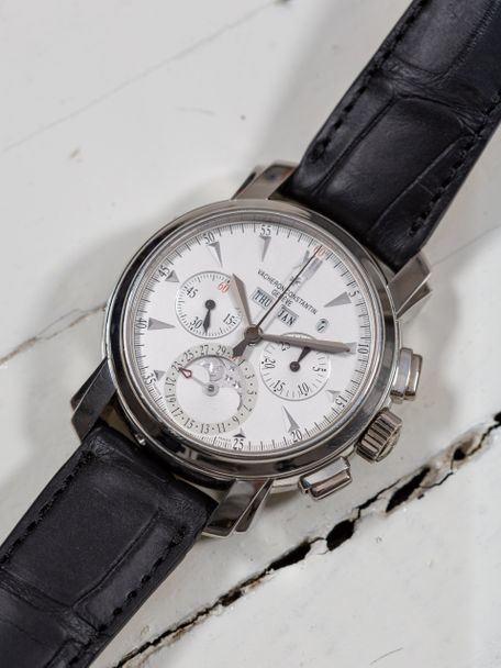 Vacheron Constantin Malte Perpetual Calendar Chronograph Ref. 47112/000P-8915 – Platinum – Full Set