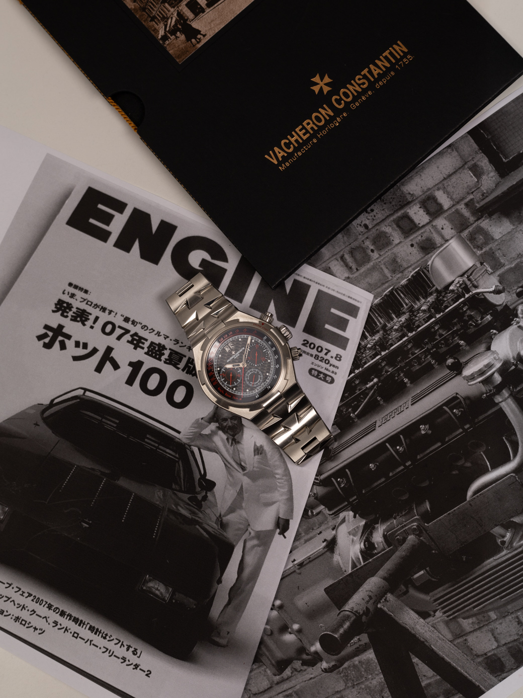 Vacheron Constantin Overseas chronograph 49150 Engine Magazine